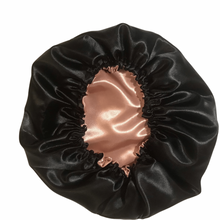 Load image into Gallery viewer, Bonnet en satin Diamant Rose NADELA PARIS